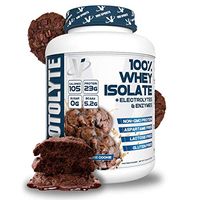 VMI Sports ProtoLyte 100% Whey Isolate Protein Powder, Chocolate Fudge Cookie, 70 Servings, with Amino Acids, Electrolytes, High Protein, Gluten Free, Lactose Free, Sugar Free