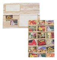 Country Living Blank Foil Note Cards ~ It's a Country Life (6 Cards with Matching Envelopes; 3.5" x 5")