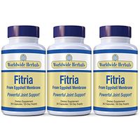 Fitria All-Natural Joint Supplements for Men and Women, Turmeric, Glucosamine Chondroitin, Hyaluronic Acid, Boswellia, White Willow Bark, Joint Flexibility Support Formula 90 Day Supply