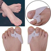 Toe Separators/Corrector gLoaSublim,2Pcs Silicone Bunion Toes Corrector Orthotics Straightener Separator Ease Pain