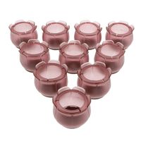 LOVIVER 10x Round Chair Leg Floor Protectors, Non-Slip Chair Caps Floor Furniture Coffee - Fit 22-28mm