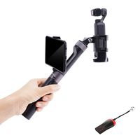 OSMO Pocket Handheld, PGYTECH Universal Hand Grip & Tripod for DJI OSMO Action/OSMO Pocket/Gopro 7/6/5 Series Action Cameras with Luckybird USB Reader