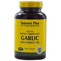 NaturesPlus Garlic & Parsley - 180 Softgels - Naturally Promotes Healthy Cholesterol & Blood Pressure Levels - Gluten-Free - 180 Servings