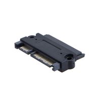 lakpad SATA 22 Pin SAS Hard Drive Adapter,SFF-8482 Computer/Connectors Cable, SATA 22 Pin Male to SAS 22 Pin Female (7+15) Convertor, for 2.5&3.5" HDD Extension Convertor Adapter