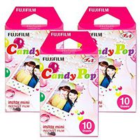 Fujifilm Instax Candy Pop Instant Film 3 Pack for Mini 8 Cameras 30 Sheets