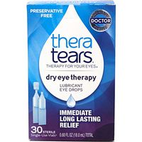 Thera Tears Dry Eye Therapy, 30 Vials each (Pack of 3)