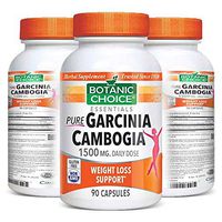 Botanic Choice Garcinia Cambogia Extract - Adult Daily Supplement - Supports Weight Loss Goals Helps Suppress Appetite Aids The Body to Breakdown Carbs Fats and Proteins for Better Weight Management