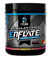 eFlow Nutrition ENFLATE Stimulant Free Pump Focus preworkout (Strawberry Lemonade)