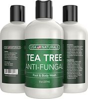 Antifungal Tea Tree Oil Body Wash - Antibacterial Wash Helps Eliminate Body Odor, Athlete's Foot, Acne, Toenail Fungus & Jock Itch Soothes Body Itch, Eczema & Skin Irritations-Premium Anti-fungal Soap