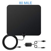 B bangcool Indoor HD Digital TV Antenna Amplified DVB-T Free-Channel HDTV Antenna Digital Antenna