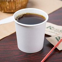 4 Oz. Cups White Paper Hot Cups Espresso Sampling Cups -100 pack - BPA Free safe for food contact. - Plus 1 Re-usable clip on cup Handles