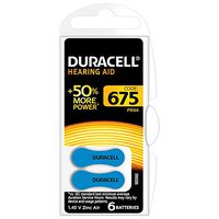 Duracell EasyTab 675 Zinc Air Hearing Aid Batteries - 600mAh - 60 Piece Retail Packaging