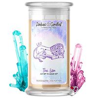 ♌ Leo | Zodiac Star Signs Jewelry Candle 21oz | Surprise Prize Valued at $15 - $7,500 Inside | Choose From 30+ Scents | Birthday Cake | Charm
