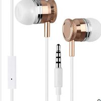 in-Ear Earbuds Noise Isolating Headphones, Licoers Waterproof Sweatproof Earbuds for Gym Running with Mic HD Dynamic Crystal Clear Sound, Ergonomic Comfort-Fit (Blue)