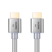 Buyer's Point Ultra High Speed HDMI 2.1 Cable CL3 Rated Dynamic HDR 1.8M(6ft) 8K 120Hz, 48Gbps, Dolby Vision, eARC, Compatible with Apple TV, Nintendo Switch, Roku, Xbox, PS4,(Gray CL3 Pack, 2 Pack)