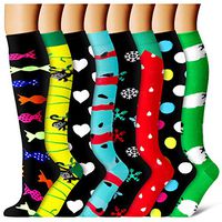 Copper Compression Socks Women & Men - Best for Running,Medical,Athletic Sports,Flight Travel, Pregnancy