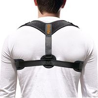 Back Posture Brace for Womens, Mens & Teens - Comfortable and Effective Posture Corrector to Improve Slouching & Hunching - Shoulder Clavicle Support for Pain Relief (Fits 25"-48" Chest)