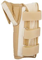 Rolyan D-Ring Wrist and Thumb Spica Splint, Wrist Brace for Carpal Tunnel, Wrist Brace for Tendonitis, Thumb Stabilizer, Wrist Splint, Thumb Spica Splint, Thumb Brace, Wrist Spica, Right Hand, Medium