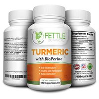 Tumeric Curcumin with Bioperine 1300mg Daily Dose 120 Caps Black Pepper Extract Piperine Tumerics Turmeric Supplements Natural Antioxidant Veggie Capsules Curcuma Longa Supplement Fettle Botanical