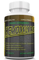 HEMOWAVE The Natural Approach to Hemorrhoid Treatment. Piles and Swelling Relief. Pain Relief. With Vitamin K. 60 Tablets