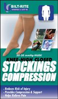 Bilt-Rite Mastex Health Knee High Stockings, Sand, X-Large