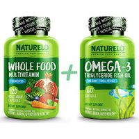 Bundle: Whole Food Multivitamin for Men 50+ and Omega-3 Fish Oil