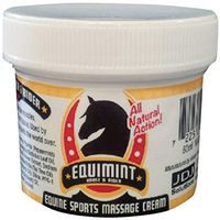 EQUIMINT JDJ Solutions Horse and Rider Massage Mint Cream - with Peppermint, Tea Tree Oil and Added Essential Ingredients for Joint and Muscle Spasm Treatment (2 oz.)