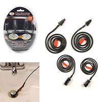 4 Pc Drain Snake Clog Remover 28" Sink Slow Fix Hair Clear Tool Removal Cleaner