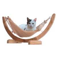 RTYou Luxury Cat Hammock - Large Soft Plush Cat Bed for Indoor Cat Holds Small to Medium Size Cat or Small Dog | Attractive & Sturdy Perch | Easy to Assemble | Prime Cat Toy 【Ship from USA 】
