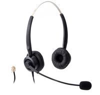 Audicom Corded Call Center Headset Headphones for AVAYA Lucent 6402D 6408D+ 6416D+M 6424D+M 8403 8410D 8434DX 4406D+ 4412D+ 4424D+ 4424LD+ 2410 2420 4620 4621 5410 4610 Ip Phone Telephone (H201STG)