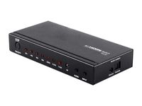 Monoprice Blackbird 4k - 4x1 HDMI 1.4 Switch with Toslink and Analog Audio Extractor | 4K@30hz, HDCP 1.4