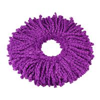 Spin Mop Refill Microfiber Clean Mop Head Easy Wring Mop Easy Cleaning Mop Head Replacement,Purple