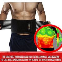 Thermogenic Waist Trimmer Belt, Belly Fat Burner, Weight Loss, Spot Reduction Belt, Waist Slimmer (S/M)
