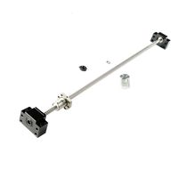 CNCCANEN Ball Screw SFU1605-600mm RM1605 600mm Anti-Backlash Ballscrew with BK12/BF12 and 0.25"x 0.39"D25L30 Couplers CNC Part