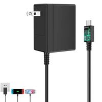 Switch Charger for Nintendo Switch Power Adapter Compatible with Classics Switch and New Lite Switch Charger, Support TV Mode and Dock Charging Adapter. Fast Charging for Type C Devices