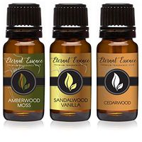 Trio (3) - Amberwood Moss, Sandalwood Vanilla & Cedarwood - Premium Fragrance Oil Trio - 10ML