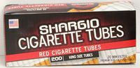 Shargio Red King Size Tubes 5 boxes & bonus case