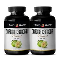 Fat Burner Detox - Garcinia CAMBOGIA Extract - Garcinia Diet - 2 Bottles 120 Capsules