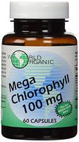 WORLD ORGANIC Chlorophyll 100 mg 60 Capsules, 0.02 Pound