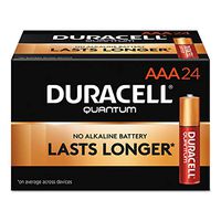 Duracell QU2400BKD Quantum Alkaline Batteries, AAA, 24/BX