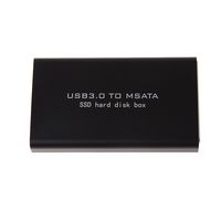 WinnerEco External MSATA SSD To USB 3.0 Speed Converter Adapter Enclosure Case