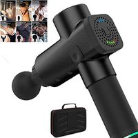 Massage Gun, Cordless Rechargeable Deep Tissue Massager Portable Massage Device Massage Body with 4 Massage Head (Gary)