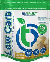 BioTrust Low Carb Natural and Delicious Protein Powder Whey & Casein Blend from Grass-Fed Hormone Free Cows (Vanilla Cream)