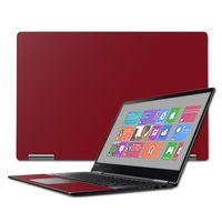 MightySkins Skin Compatible with Lenovo Yoga 710 15.6" - Solid Burgundy | Protective, Durable, and Unique Vinyl Decal wrap Cover | Easy to Apply, Remove, and Change Styles | Made in The USA