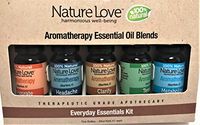 Everyday"ESSENTIAL OIL BLENDS for MASSAGE & AROMATHERAPY" Set of 5