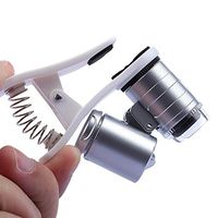 Onewell For All Smart Phone Universal 60X Zoom 3 LED Microscope Magnifier Micro Lens