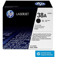 HP Q1338A 38A LaserJet 4200 Toner Cartridge (Black) in Retail Packaging