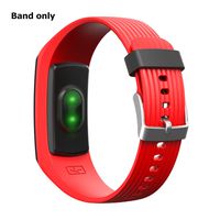2019 version V16 Smart Sports Smartband for Men & Women 0.96" Big Color Screen IP67 Waterproof with All-Day Heart Rate Blood Pressure Monitor Activity Tracker Compatible for Android & iphone (Red)