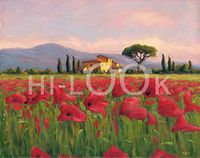Hi-Look Microfiber Cleaning Cloth - Tuscan Evening Poppies