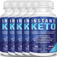 Instant Keto Pills - Insta Burn Fat for Energy Not Carbs - Boost BHB Ketones - Burn Stubborn Fat - Increase Energy & Focus - RawNatural Nutrition - (5 Month Ketosis Supply)